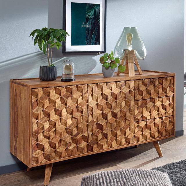 Union Rustic Sideboard Chest of Drawers Chest of Drawers Wood Modern | Free-standing cabinet in the living room Union Rustic on Productcaster.