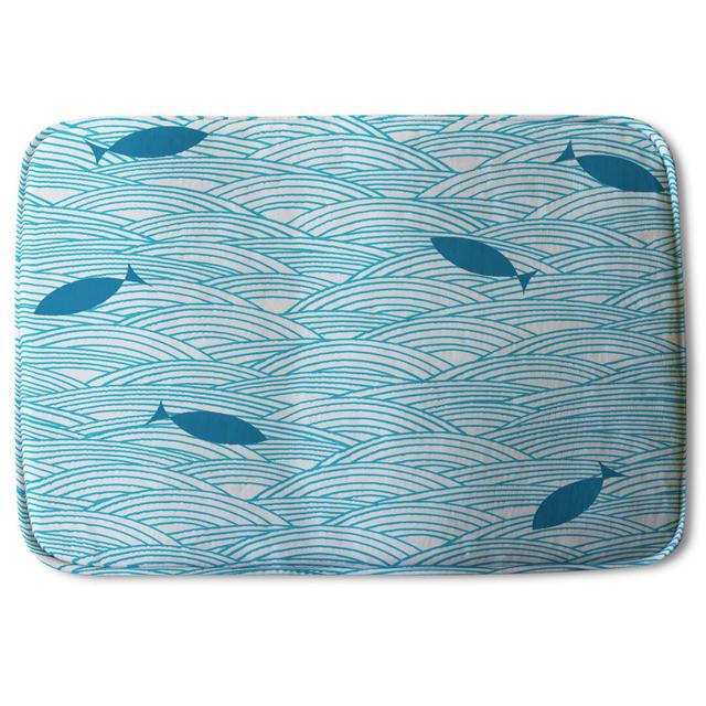 Annie Rectangle Bath Mat Breakwater Bay on Productcaster.