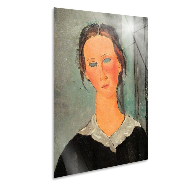 Amedeo Modigliani-La Domestica-Vertical Marlow Home Co. Format: Plastic/Acrylic, Size: 100cm H x 70cm W on Productcaster.