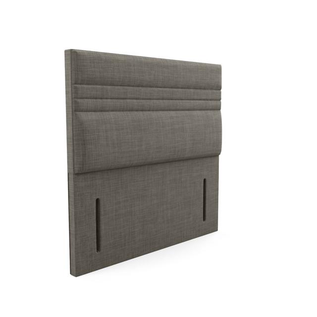 Upholstered Headboard Ebern Designs Upholstery: Wool - Grey, Size: Small Single (2'6) on Productcaster.