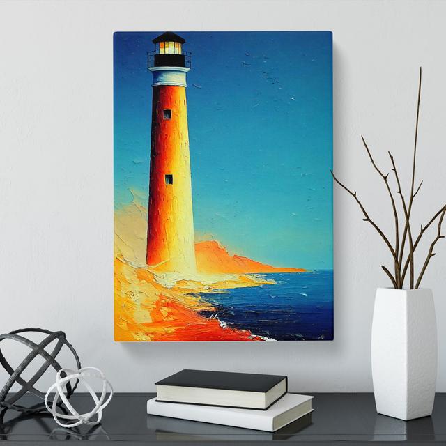 CAN-V0523-1354X Lighthouse In Colour Vol.2 - Wrapped Canvas Print Breakwater Bay Size: 60cm H x 40cm W x 3cm D on Productcaster.