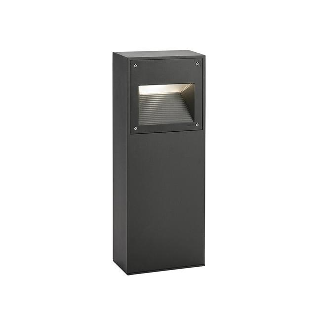 Rendville Bollards Dakota Fields Size: 65cm H x 24cm W x 12cm D, Fixture Finish: Graphite on Productcaster.