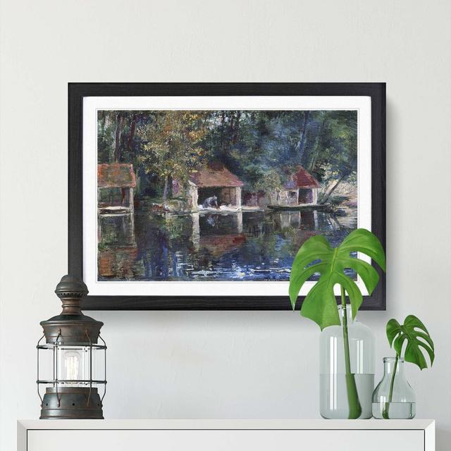 Washing Place by Asai Chu - Picture Frame Painting Print East Urban Home Frame Option: Black Framed, Size: 27cm H x 36cm W x 2cm D on Productcaster.