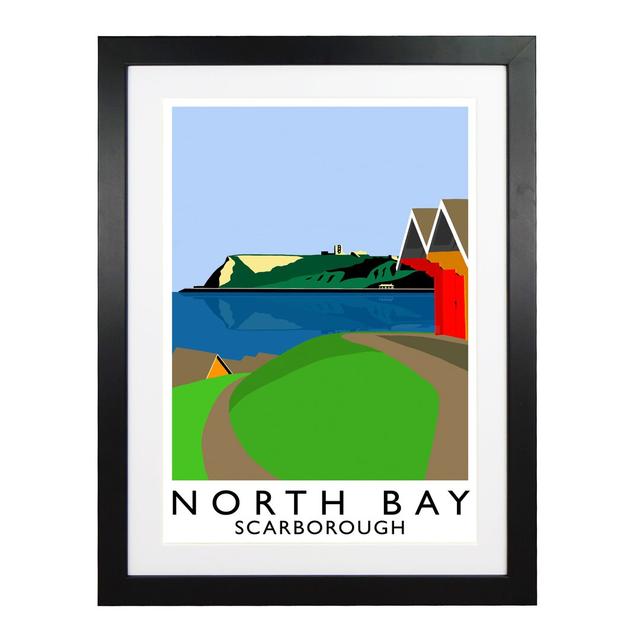 North Bay 2 by Richard O'Neil - Graphic Art Print on Paper East Urban Home Size: 54 cm H x 44 cm W x 2.2 cm D, Format: Black Wood Frame on Productcaster.