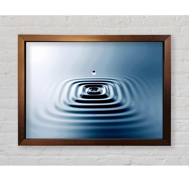 Square Water Ripples - Single Picture Frame Art Prints Bright Star Size: 42cm H x 59.7cm W on Productcaster.