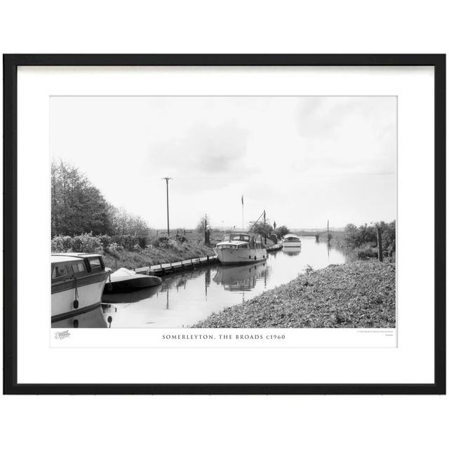 'Somerleyton, the Broads C1960' by Francis Frith - Picture Frame Photograph Print on Paper The Francis Frith Collection Size: 28cm H x 36cm W x 2.3cm on Productcaster.