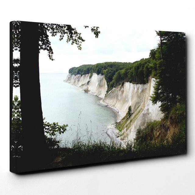 Coast Seascape Cliff Photographic Print on Canvas East Urban Home Size: 50cm H x 76cm W on Productcaster.