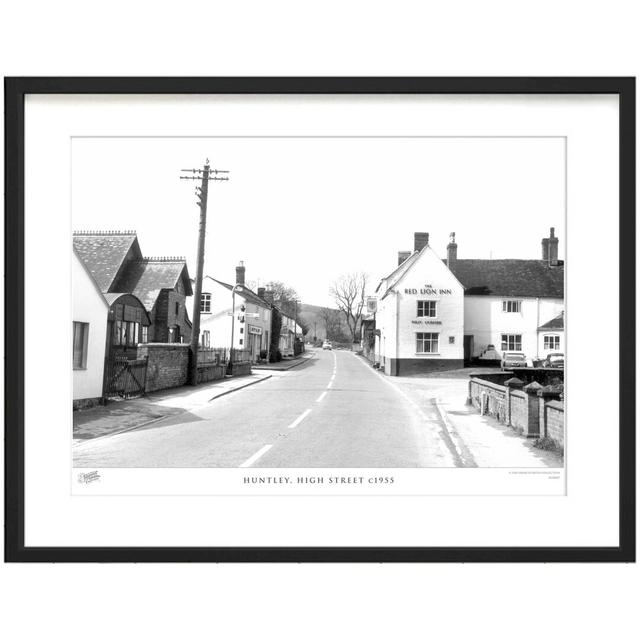 'Huntley, High Street C1955' by Francis Frith - Picture Frame Photograph Print on Paper The Francis Frith Collection Size: 40cm H x 50cm W x 2.3cm D on Productcaster.