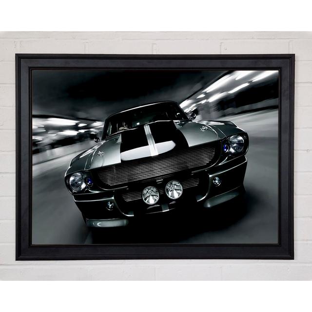 Mustang Elanor - Single Picture Frame Art Prints Ebern Designs Size: 42cm H x 59.7cm W x 1.5cm D on Productcaster.