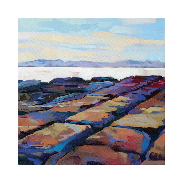 Rocks At Pampa IV by Kevin Lowery - Wrapped Canvas Painting ClassicLiving Size: 45.72cm H x 45.72cm W x 3.81cm D on Productcaster.