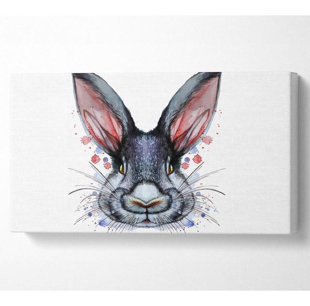 Esmeraude Pink Rabbit Ears - Wrapped Canvas Art Prints August Grove Size: 101.6cm H x 203.2cm W x 1cm D on Productcaster.