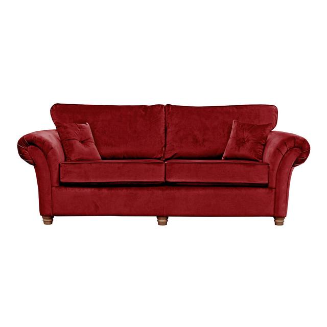 Sofa Lila Mercer41 Polsterfarbe: Burgunderrot on Productcaster.