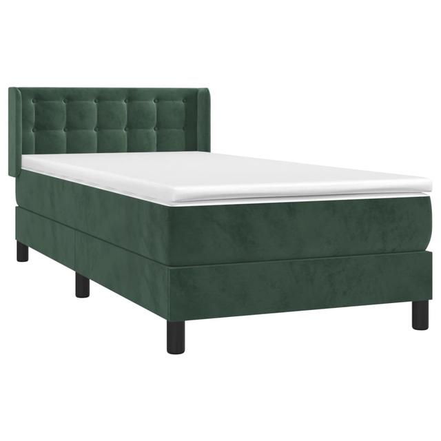 Boxspringbett Lillie-Belle ModernMoments Größe: 80 × 200 cm, Farbe: Grün on Productcaster.