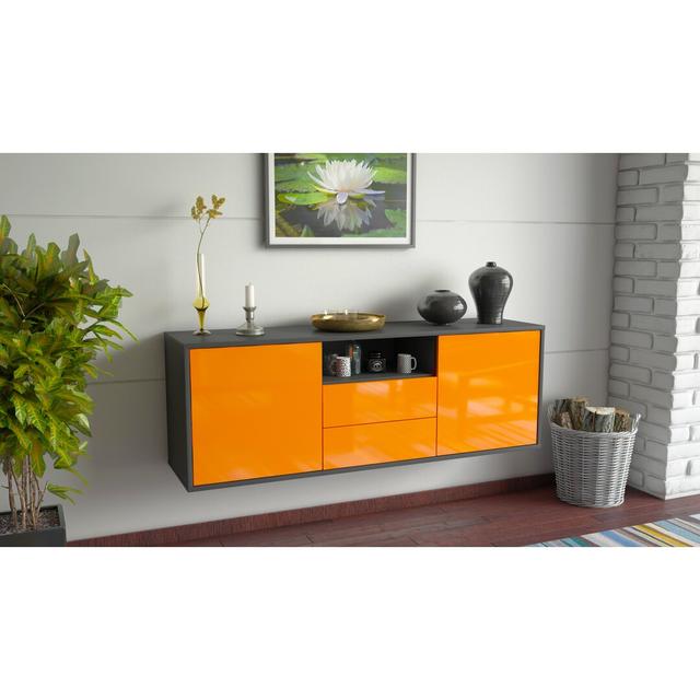 TV-Lowboard Bartolo Ebern Designs Farbe: Orange on Productcaster.