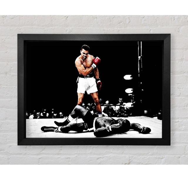 Muhammad Ali Knock Down - Print Bright Star Size: 59.7cm H x 84.1cm W x 3.4cm D on Productcaster.