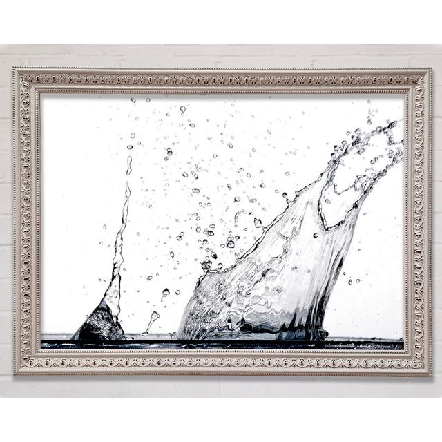 Water Splash Eruption - Single Picture Frame Print Bright Star Size: 29.7cm H x 42cm W x 3cm D on Productcaster.