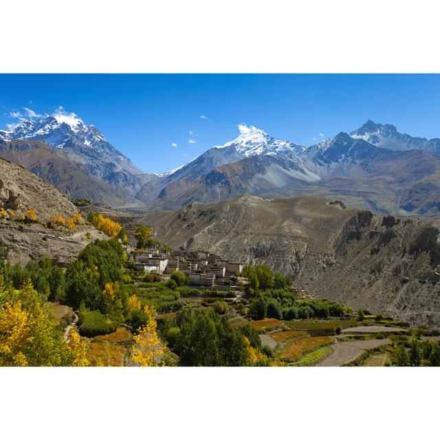 Snow Peak Mountains by Nataiki - Wrapped Canvas Photograph Alpen Home Size: 51cm H x 76cm W on Productcaster.