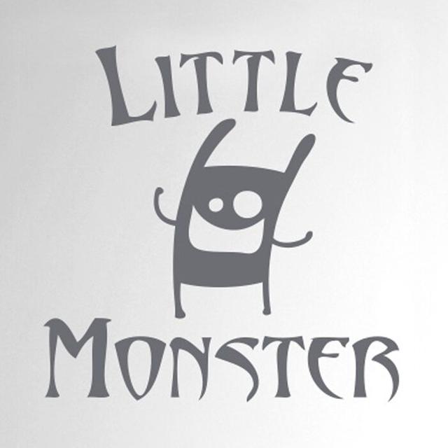 Little Monster Door Room Wall Sticker Maturi Colour: Grey on Productcaster.