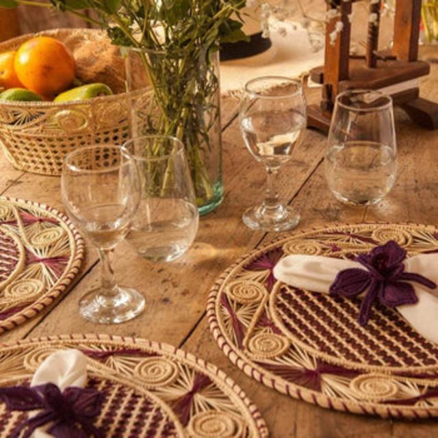 Carlye Plastic / Acrylic No Pattern Round Placemat (Set of 2) Latitude Vive on Productcaster.