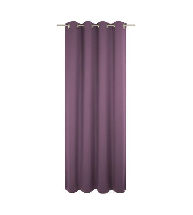 Yvette Eyelet Room Darkening Single Curtain Latitude Run Colour: Purple, Size: 145 x 145cm on Productcaster.