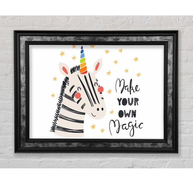 Make Your Own Magic - Single Picture Frame Art Prints Zoomie Kids Size: 84.1cm H x 142.2cm W x 8cm D on Productcaster.