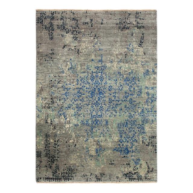 Andish Hand-Knotted Wool Grey Rug Williston Forge Rug Size: Rectangular 200 x 300cm on Productcaster.