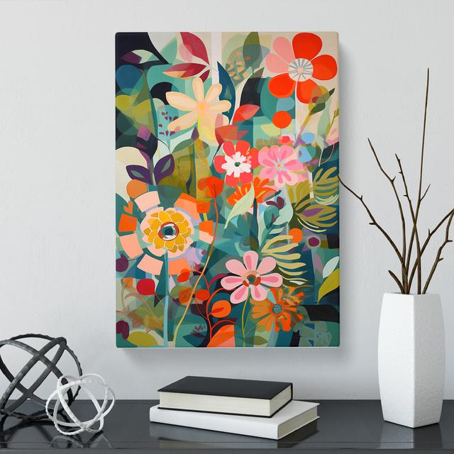 Woodcroft Flowers Orphism Style Vol.5 - Wrapped Canvas Print Marlow Home Co. Size: 60cm H x 40cm W x 3cm D on Productcaster.