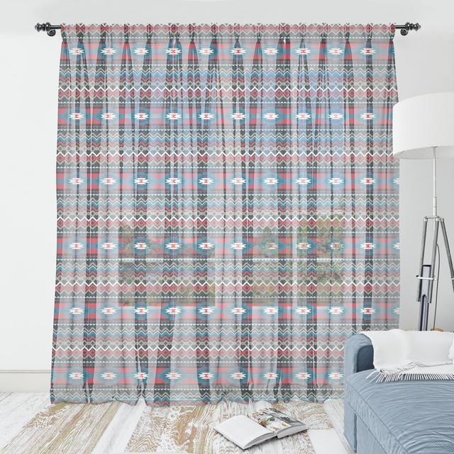 Gardinen-Set Jerom Tulle mit Tunnelzug, transparent (Set of 2) East Urban Home Vorhanggröße: 274 cm B x 240 cm L on Productcaster.