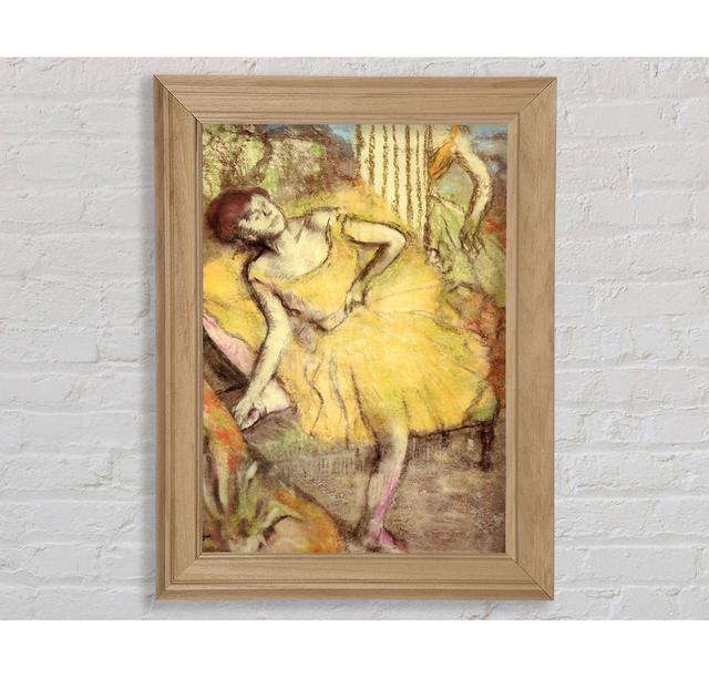 Degas Sitzende Tänzerin mit dem rechten Bein nach oben - Einzelne Bilderrahmen Kunstdrucke Bright Star Größe: 42 cm H x 29,7 cm B x 8 cm T on Productcaster.