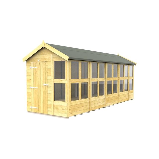 6 ft. W x 17 ft. D Manufactured Wood Tongue & Groove Apex Garden Shed WFX Utility on Productcaster.