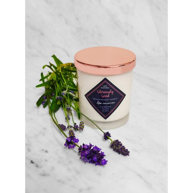 Spa Lavender & Ylang Ylang Scented Jar Candle Gloriously Good on Productcaster.