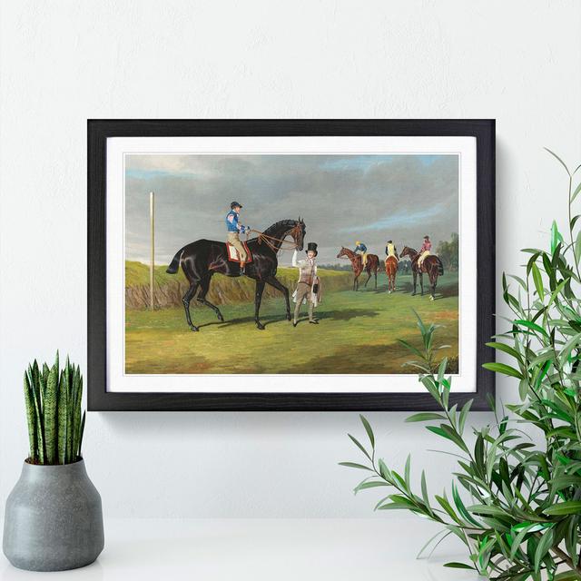 The Doncaster Gold Cup by John Frederick Herring - Picture Frame Painting East Urban Home Size: 48cm H x 65cm W x 2cm D, Frame Option: Black on Productcaster.