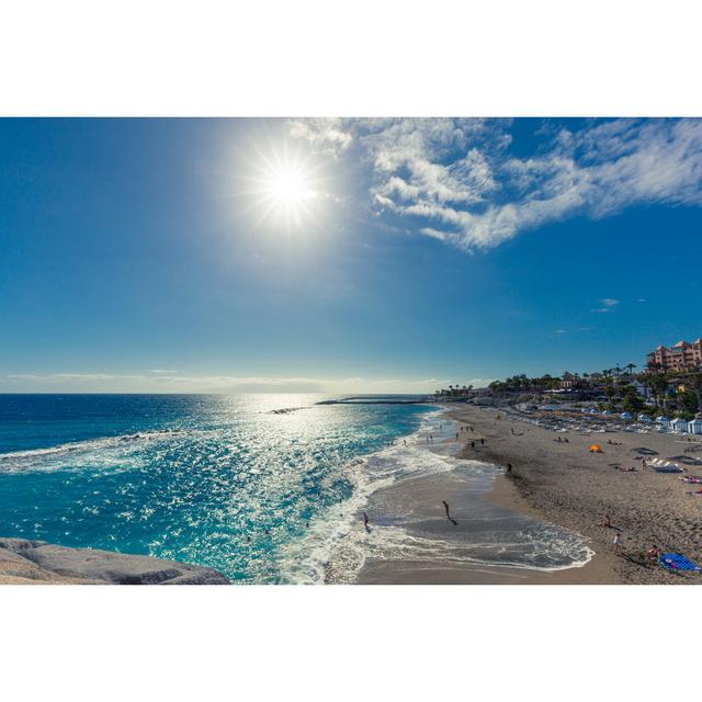 Beach Near El Duque Castle House of Hampton Size: 81cm H x 122cm W on Productcaster.