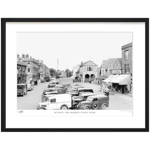 'Witney, the Market Place C1950' by Francis Frith - Picture Frame Photograph Print on Paper The Francis Frith Collection Size: 45cm H x 60cm W x 2.3cm on Productcaster.