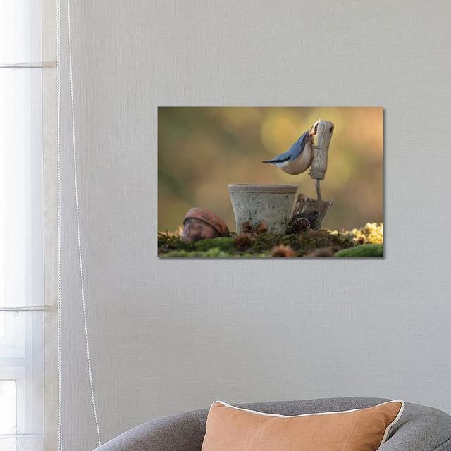 The Little Poser by Dean Mason - Print on Canvas Ebern Designs Format: Wrapped Canvas, Size: 45.72cm H x 66.04cm W x 1.91cm D on Productcaster.