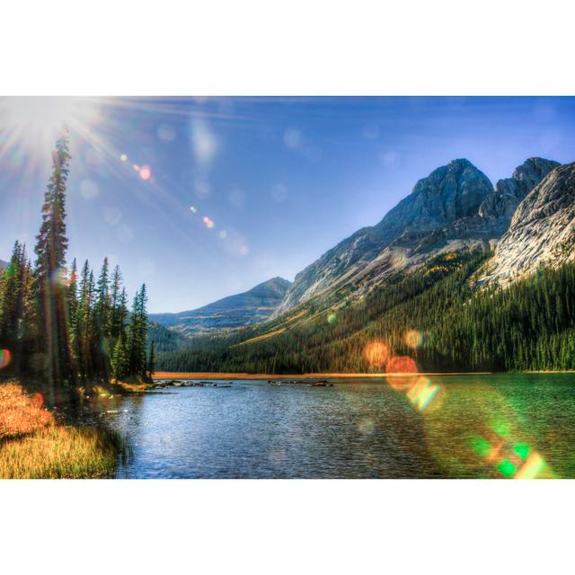 Mountain in Autumn by Bgsmith - Wrapped Canvas Photograph Alpen Home Size: 61cm H x 91cm W on Productcaster.