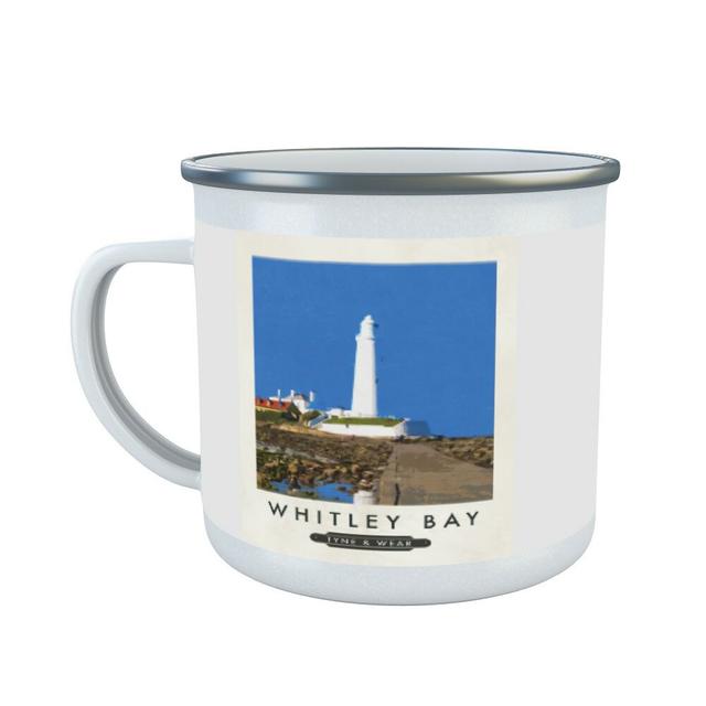 Noor Whitley Bay Enamel Mug Happy Larry on Productcaster.