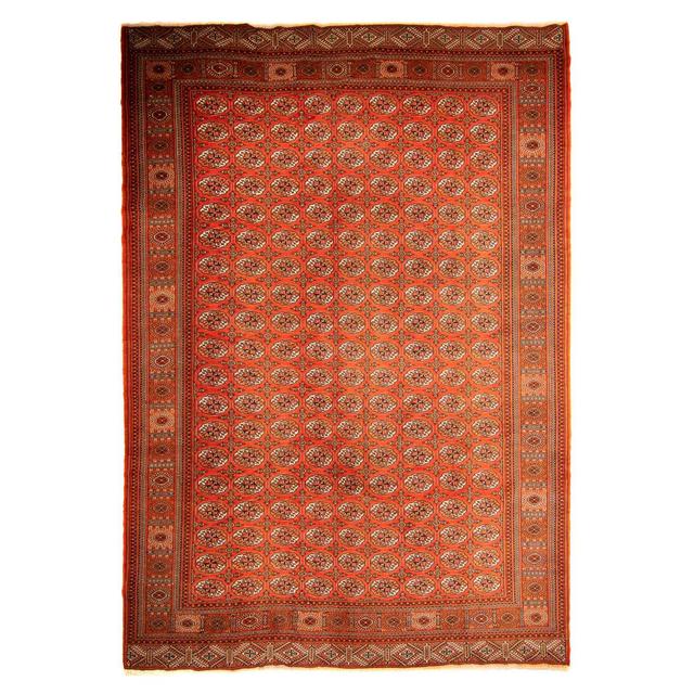 One-of-a-Kind Annielee Hand-Knotted 260cm x 333cm Wool Area Rug in Red/Brown/White Latitude Vive on Productcaster.