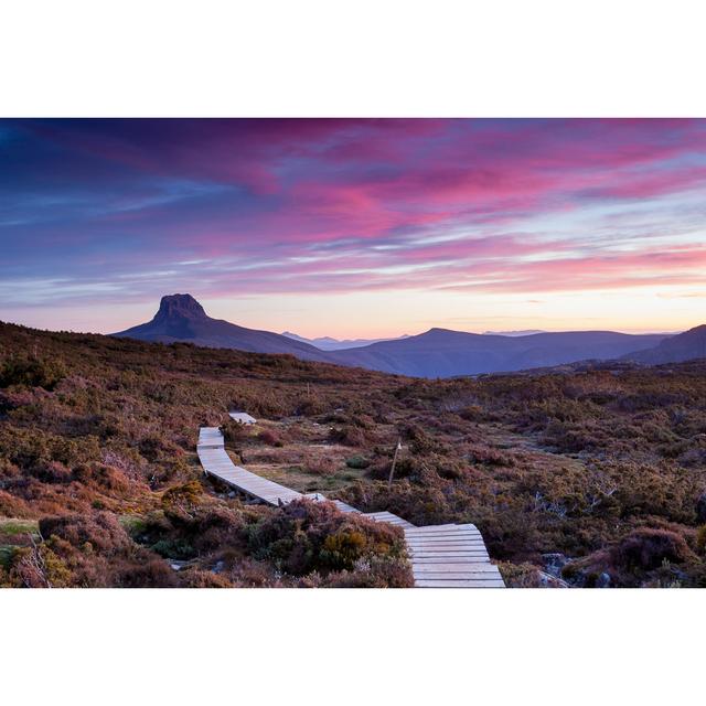 The Overland Track by Timstarkey - Wrapped Canvas Art Prints Alpen Home Size: 51cm H x 76cm W on Productcaster.