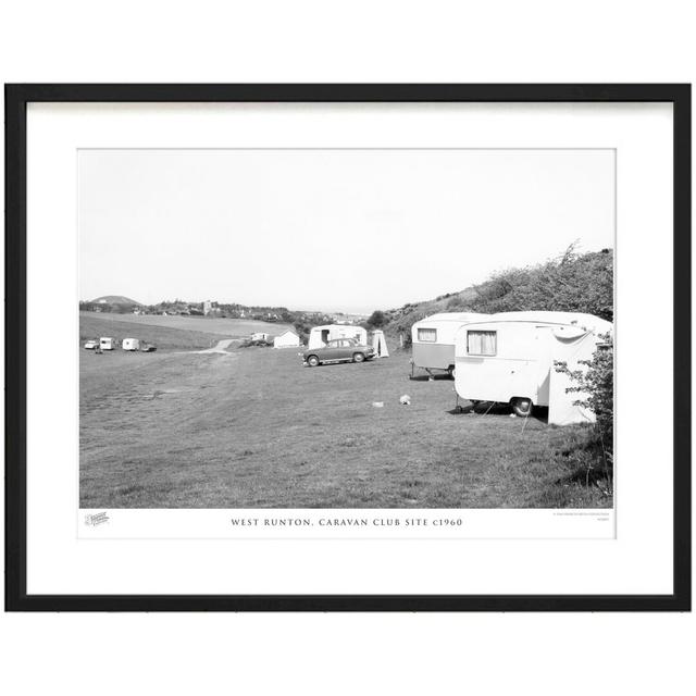 'West Runton, Caravan Club Site C1960' by Francis Frith - Picture Frame Photograph Print on Paper The Francis Frith Collection Size: 45cm H x 60cm W x on Productcaster.