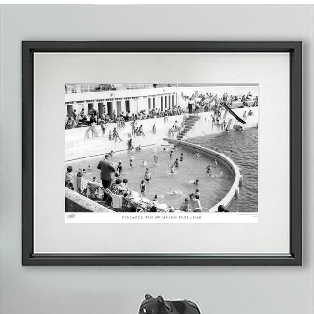 'Penzance, the Swimming Pool C1960' - Picture Frame Photograph Print on Paper The Francis Frith Collection Size: 40cm H x 50cm W x 2.3cm D on Productcaster.