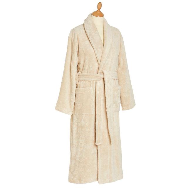 Lanz Bathrobe Ebern Designs Colour: Beige, Size: 122cm H x 51cm W x 51cm D on Productcaster.