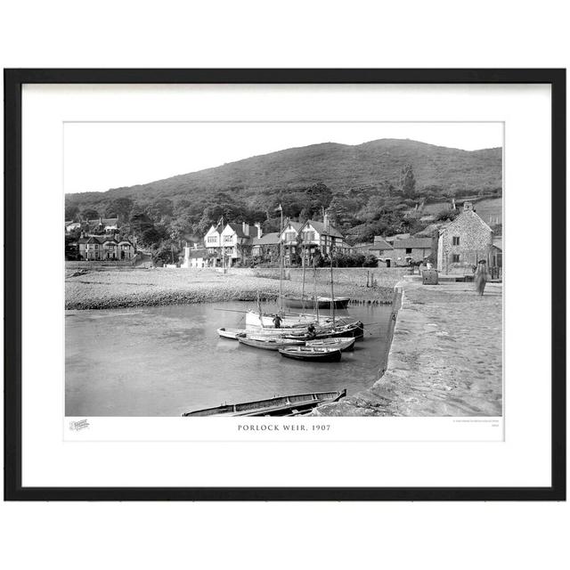 Porlock Weir, 1907 - Single Picture Frame Print The Francis Frith Collection Size: 60cm H x 80cm W x 2.3cm D on Productcaster.