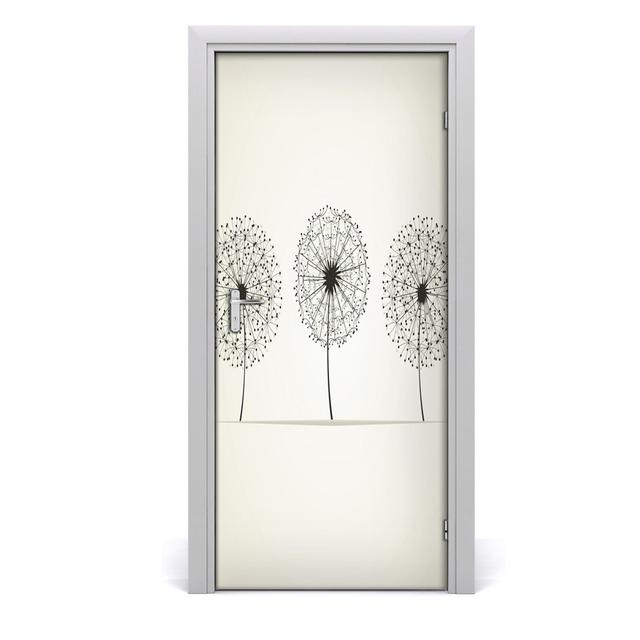 Dandelions Door Sticker East Urban Home on Productcaster.