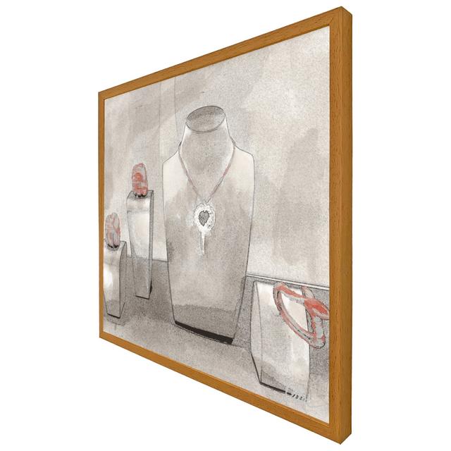 Elegance - Single Picture Frame Art Prints Rosdorf Park Size: 41cm H x 41cm W x 4cm D, Frame Option: Oak on Productcaster.