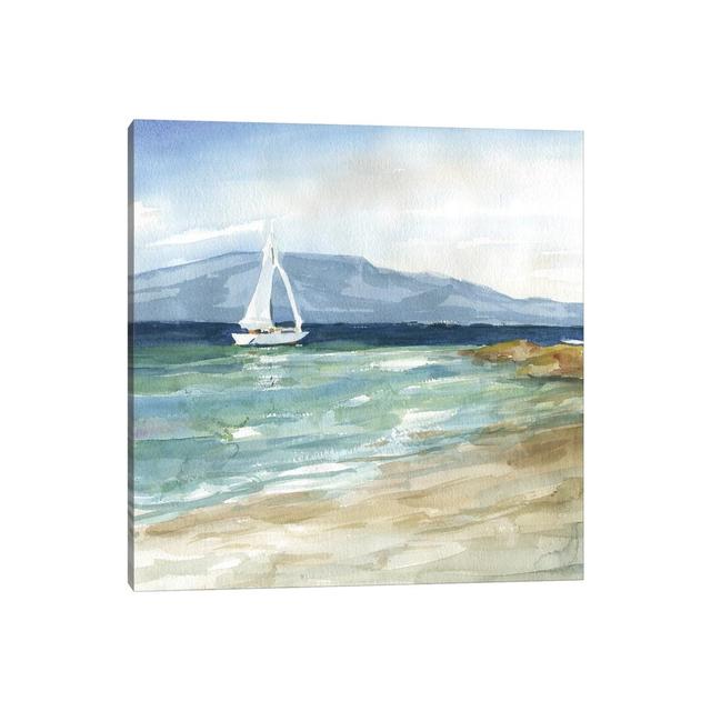 Come Sail Away by Carol Robinson - Print on Canvas Longshore Tides Format: Wrapped Canvas, Size: 66.04cm H x 66.04cm W x 1.91cm D on Productcaster.