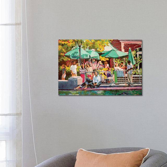 Summer In Central Park by Maxine Shore - Gallery-Wrapped Canvas Giclée on Canvas Lark Manor Format: Canvas, Size: 45.72cm H x 66.04cm W x 1.905cm D on Productcaster.