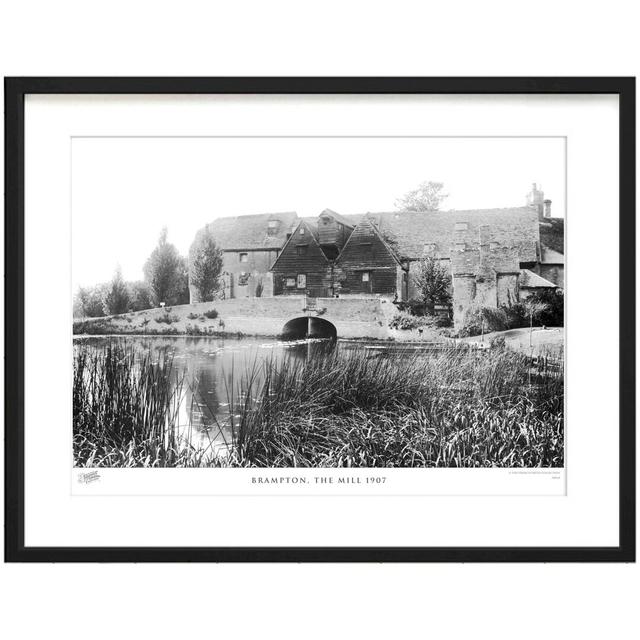 'Brampton, the Mill 1907' by Francis Frith - Picture Frame Photograph Print on Paper The Francis Frith Collection Size: 60cm H x 80cm W x 2.3cm D on Productcaster.