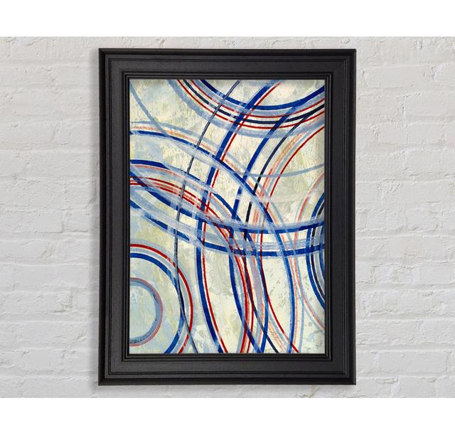 Circles Within Circles 1 Framed Print Ivy Bronx Size: 42cm H x 29.7cm W on Productcaster.