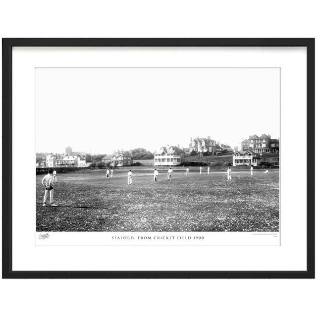 Seaford, From Cricket Field 1900 by Francis Frith - Single Picture Frame Print The Francis Frith Collection Size: 45cm H x 60cm W x 2.3cm D on Productcaster.